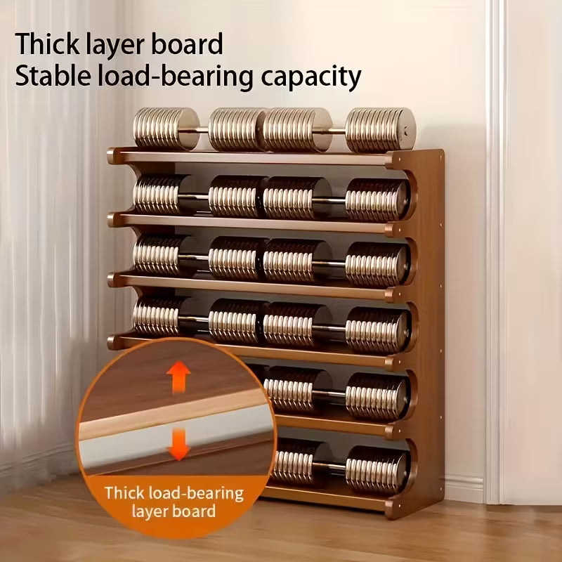 6-Tier Bamboo Shoe Rack