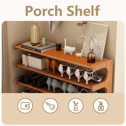 6-Tier Bamboo Shoe Rack